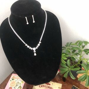 Necklace and Earring Bling Set